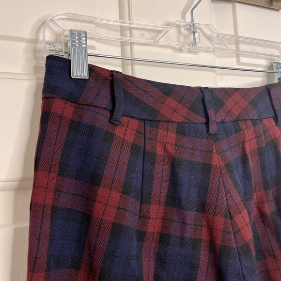 Velvet by Graham Spencer Check Trouser 4 Red Blue - Picture 11 of 16